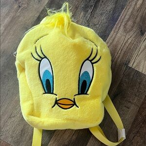 Justice Yellow Tweety Kids Backpack